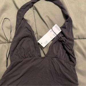 Urban outfitters black halter top